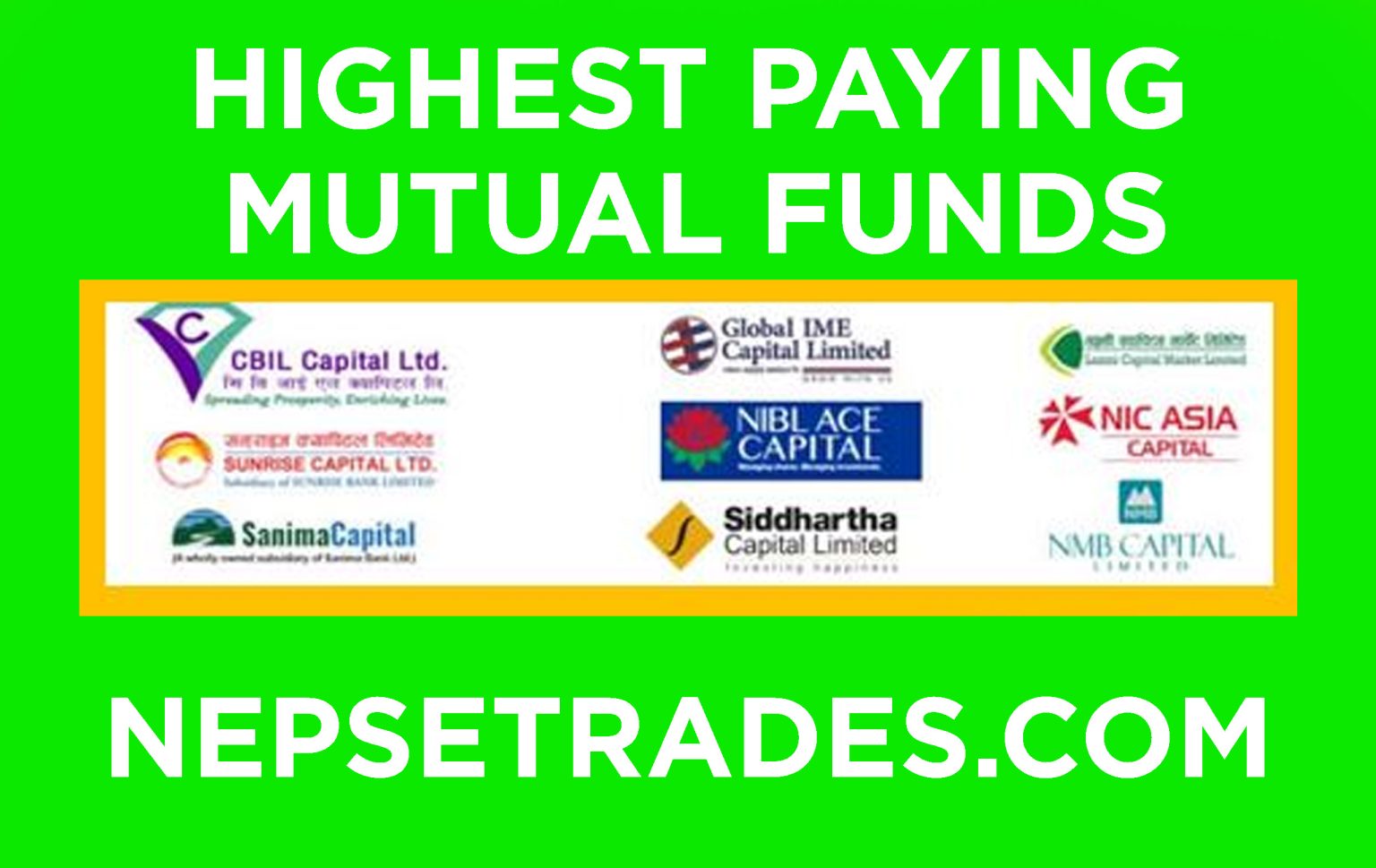 Best Mutual Funds in Nepal in 2022 Nepsetrades